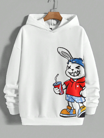 HODDIE ESTAMPADO CONEJO